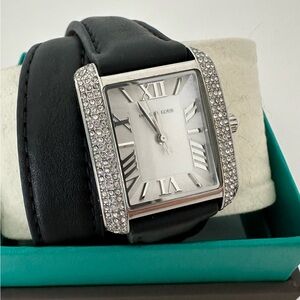 Michael Kors Leather Crossband Watch